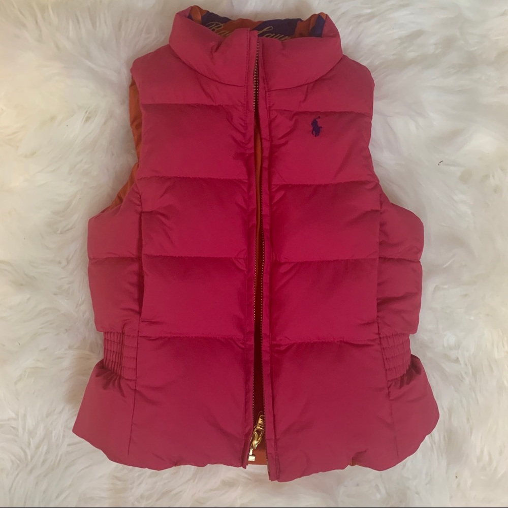 Polo by Ralph Lauren reversible puffer vest, 4T